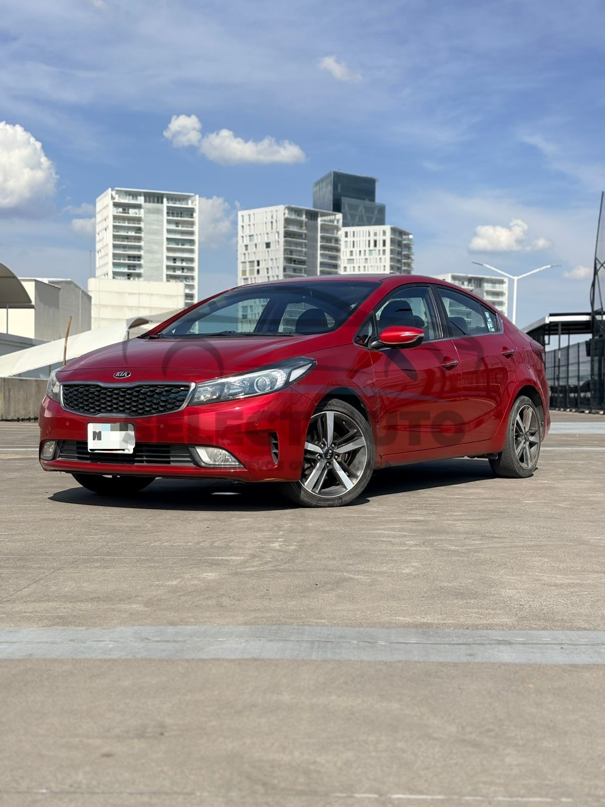 kia forte sx 2017 rojo selectauto (21)
